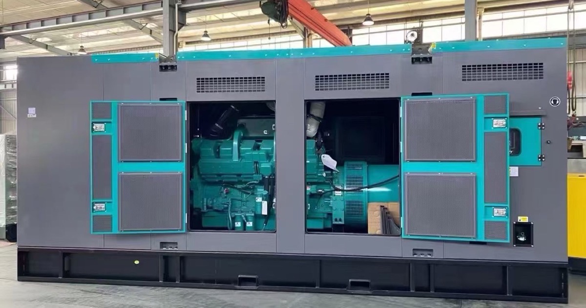 Real open type diesel generator prepared in factory for a 150kVA Nigeria project quote
