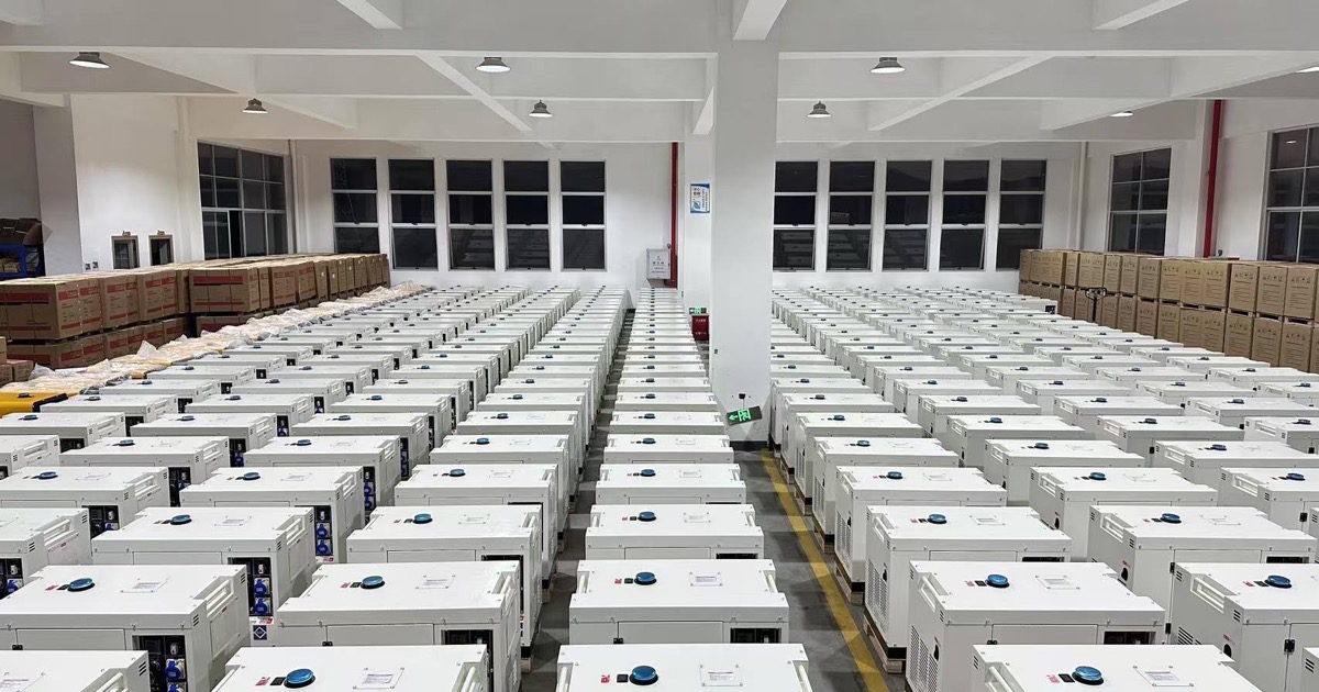 Real factory stock of compact generators suitable for Abuja dealers and project buyers
