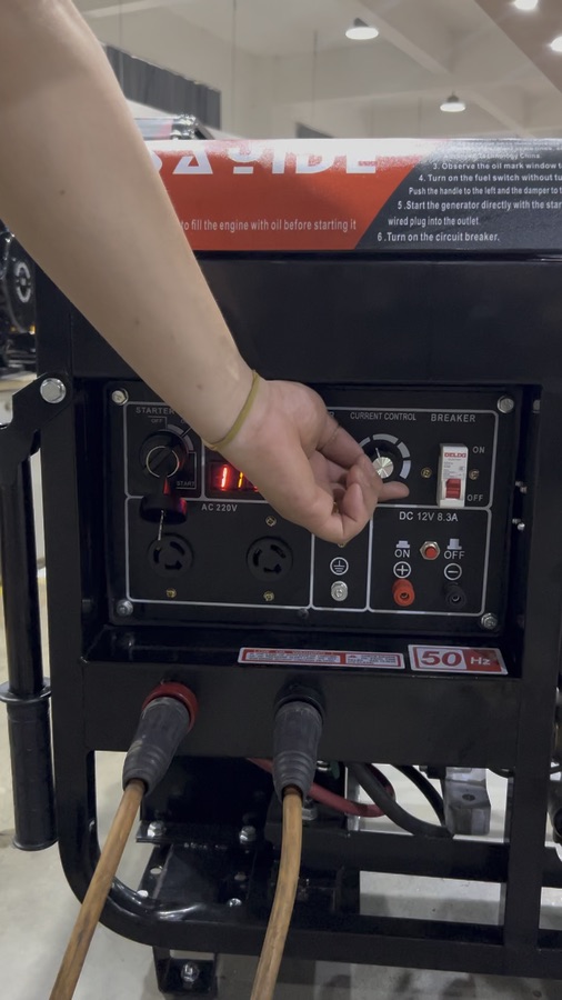 Diesel welding generator video for Nigeria buyers