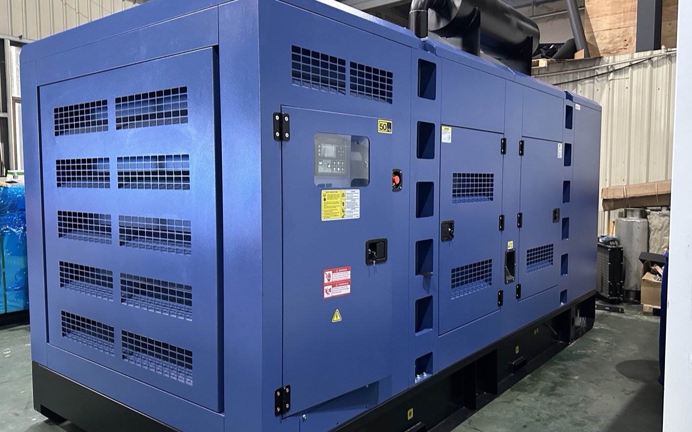 Real silent diesel generator photographed for diagnostic center and clinic backup power quotation inquiries