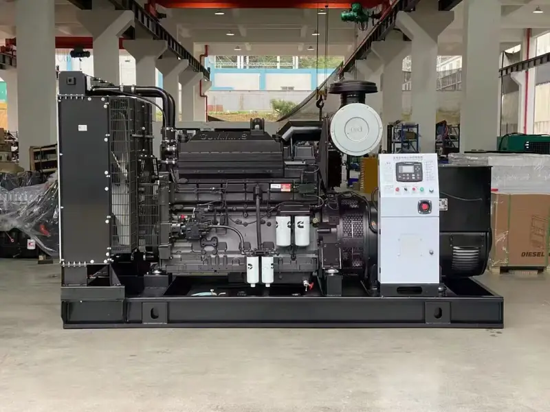 Open diesel generator set